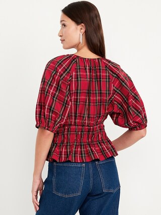 Puff-Sleeve Top | Old Navy (US)
