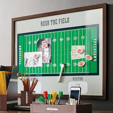 Football Magnet Wall Organization | Pottery Barn Teen | Pottery Barn Teen