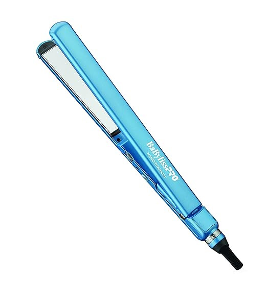 BabylissPRO Nano Titanium Ultra-Thin Hair Straightener, Professional Flat Iron For All Hair Types | Amazon (US)