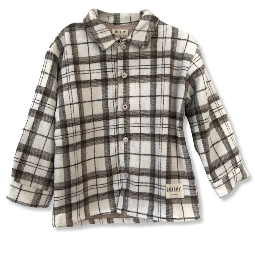 Classic Lined Shacket | Baby Barn