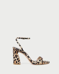 Malia Leopard Curved−Heel Sandal | Loeffler Randall
