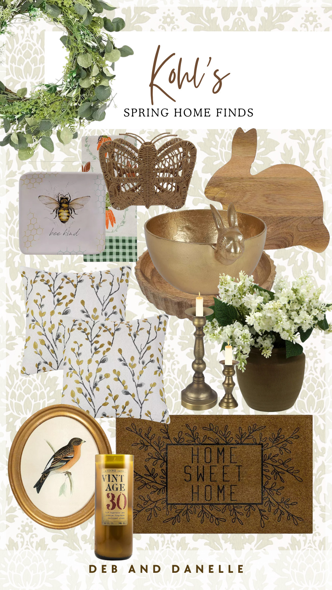 I added a few new Spring home decor staples to our home from @kohls.  I can't resist a neutral and realistic faux floral. #AD #kohlspartner #kohlsfinds 

 #LTKSeasonal #LTKHome