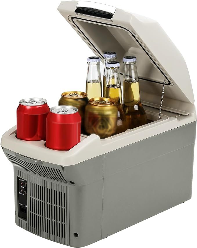 12V Car Refrigerator Cooler/Warmer 8 Quart (9L) 40℉~140℉,12 Volt DC &110V AC, Electric Car Fr... | Amazon (US)