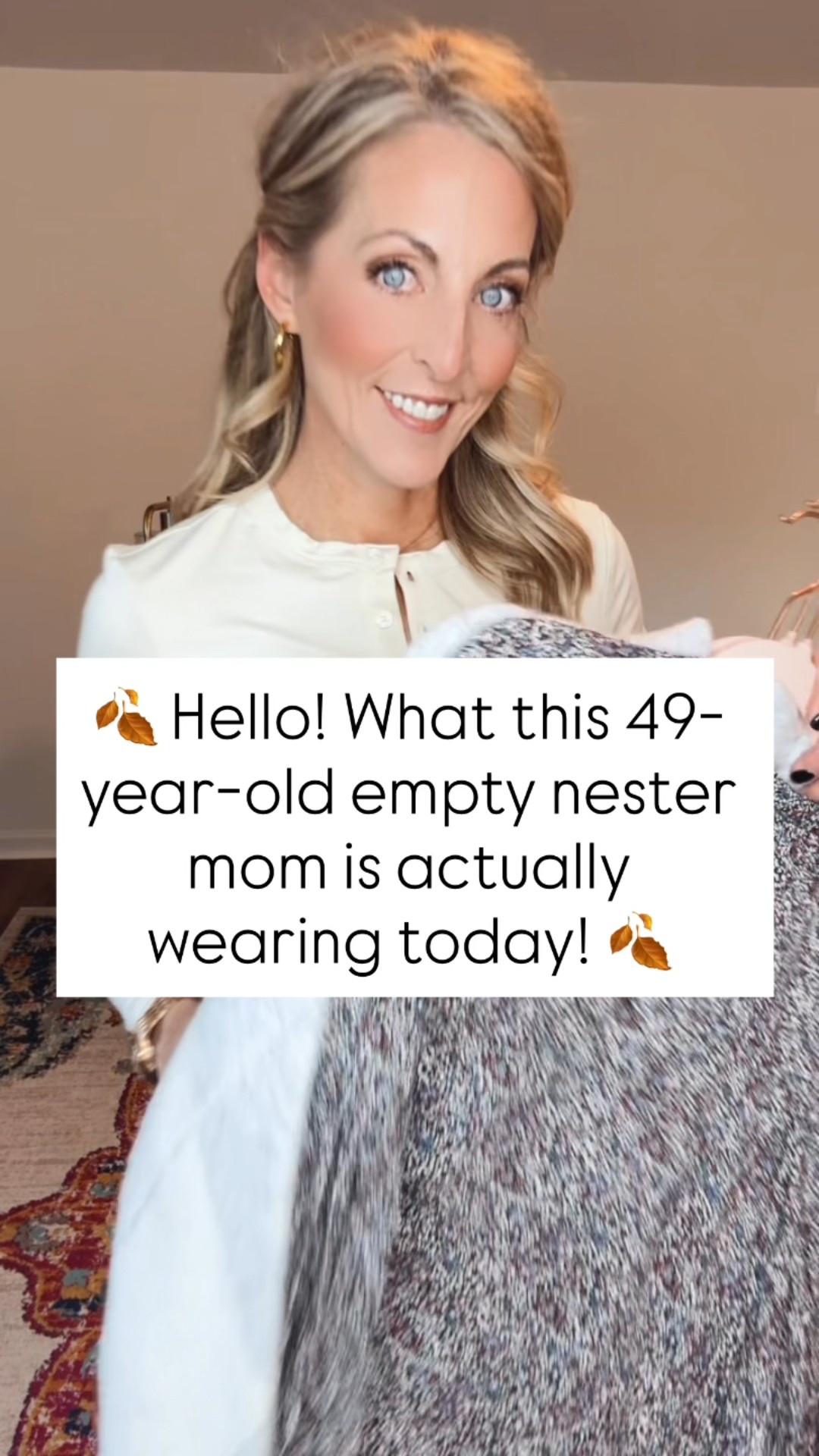 What this 49-year-old empty-nest mama is actually wearing to school today 🍂 Comment TARGET for all links—I’ll DM you everything directly! 🍂

Target FALL just dropped the prettiest new arrivals—perfect for teachers, moms, and anyone ready for cozy autumn style. I’m wearing the Target balloon-sleeve floral blouse (size small, also in burgundy) paired with the new mid-rise wide-leg Kahlana jeans. These jeans run large—definitely size down! I’m in a size 0. This look is casual yet chic, perfect for fall school days, brunch dates, or a night out. I layered with a trending argyle pullover sweater for a polished finish. 🍁

Shoes are Walmart (linked, size true).


#LTKWorkwear #LTKSeasonal #LTKOver40