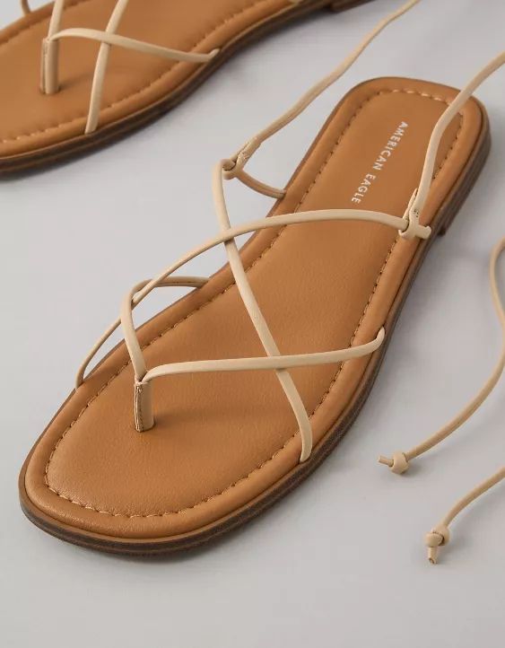 AE Strappy Lace-Up Sandal | American Eagle Outfitters (US & CA)