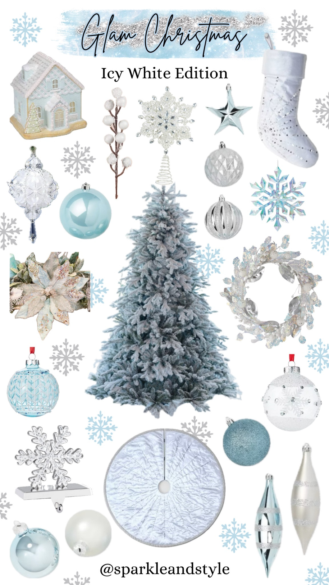 Glam Christmas: Icy White Edition 💙🤍

Christmas decor, Christmas tree, Christmas ornaments, Christmas ribbon, Christmas tree skirt, christmas stocking, Christmas wreath, Christmas tree topper, Christmas stocking holder, icy white and blue Christmas decor, snow white flocked green Christmas tree, icy white and blue Christmas ornaments, blue and silver tree skirt, blue and silver sequined christmas stocking, silver stocking holder, pearl ornaments, snowflake ornaments, white and silver sequin Christmas trees, metallic silver star Christmas tree topper, icy white, blue, silver wreath, icy white, blue, and silver Christmas decor, flocked tree, snowflake ornament, blue and white gingerbread house, white glitter tree picks, glitter ornaments, glass ornaments, home interior, home decor, home accessories, home decoration, glam Christmas decor, girly girl Christmas, Luxe Christmas, elegant Christmas, classy Christmas, Christmas tree decorations, Christmas decorations


#LTKHoliday #LTKSeasonal #LTKHome