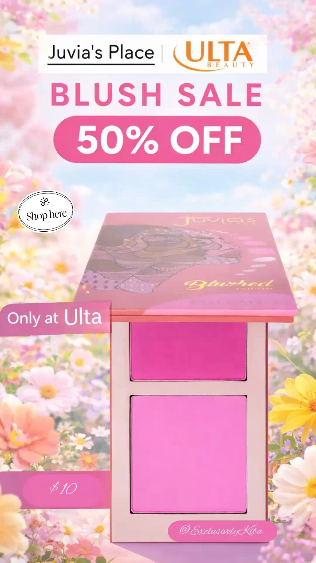 Spring glow loading 🌸💖
@juviasplace Blushed Duo is giving ALL the fresh, flirty vibes—and it’s 50% OFF at Ulta Beauty 👏🏽

And don’t stop there… I’ve linked even more blush + highlighter deals on sale today so you can glow ALL season long ✨

Soft glam, bold glam…either way, your cheeks are about to POP 💕 Hurry before these deals are gone!

#UltaBeauty #JuviasPlace #BlushSale #HighlighterGlow #SpringMakeup #MakeupDeals #BeautyFinds #GlowUpSeason #SaleAlert 

#LTKBeauty #LTKSaleAlert