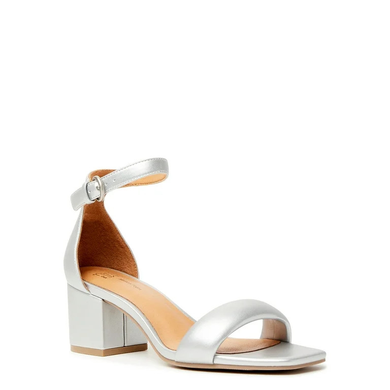 Time and Tru Women's Puffy Short Heel Sandals | Walmart (US)