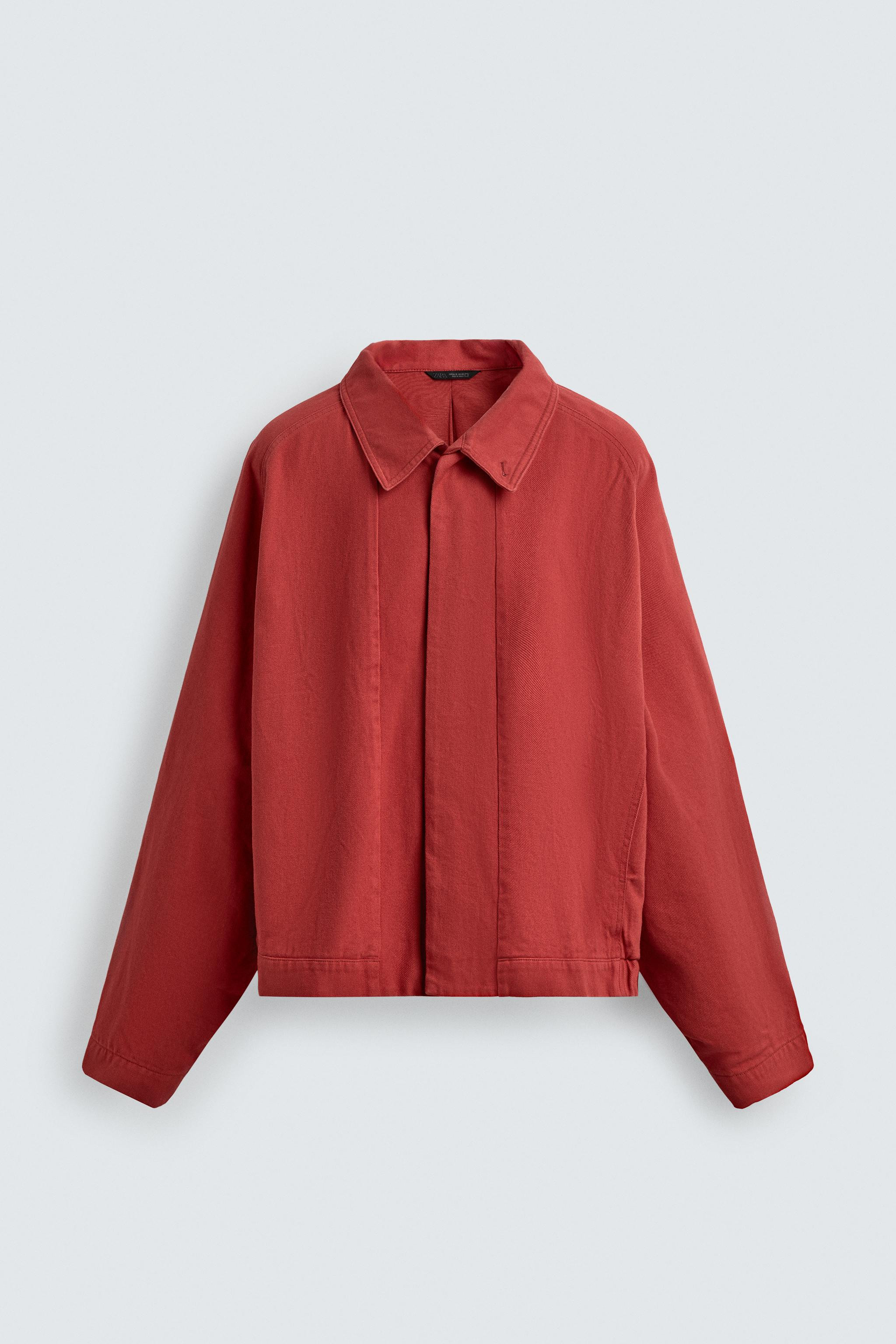 RELAXED FIT COTTON JACKET | Zara UK