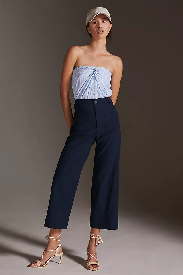Maeve The Colette Cropped Wide-Leg Pants | Anthropologie (US)