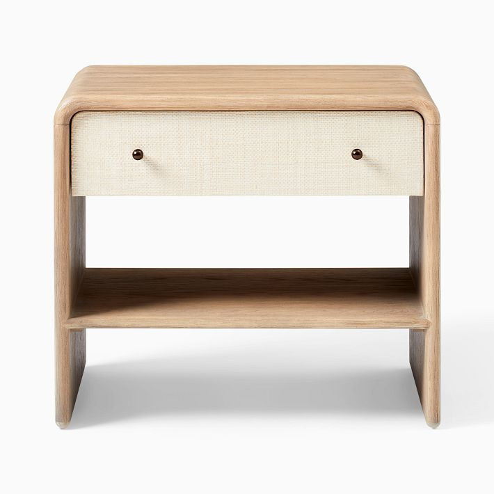 Modern Waterfall Nightstand (26") | West Elm (US)