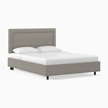 Upholstered Bordered Bed | West Elm (US)