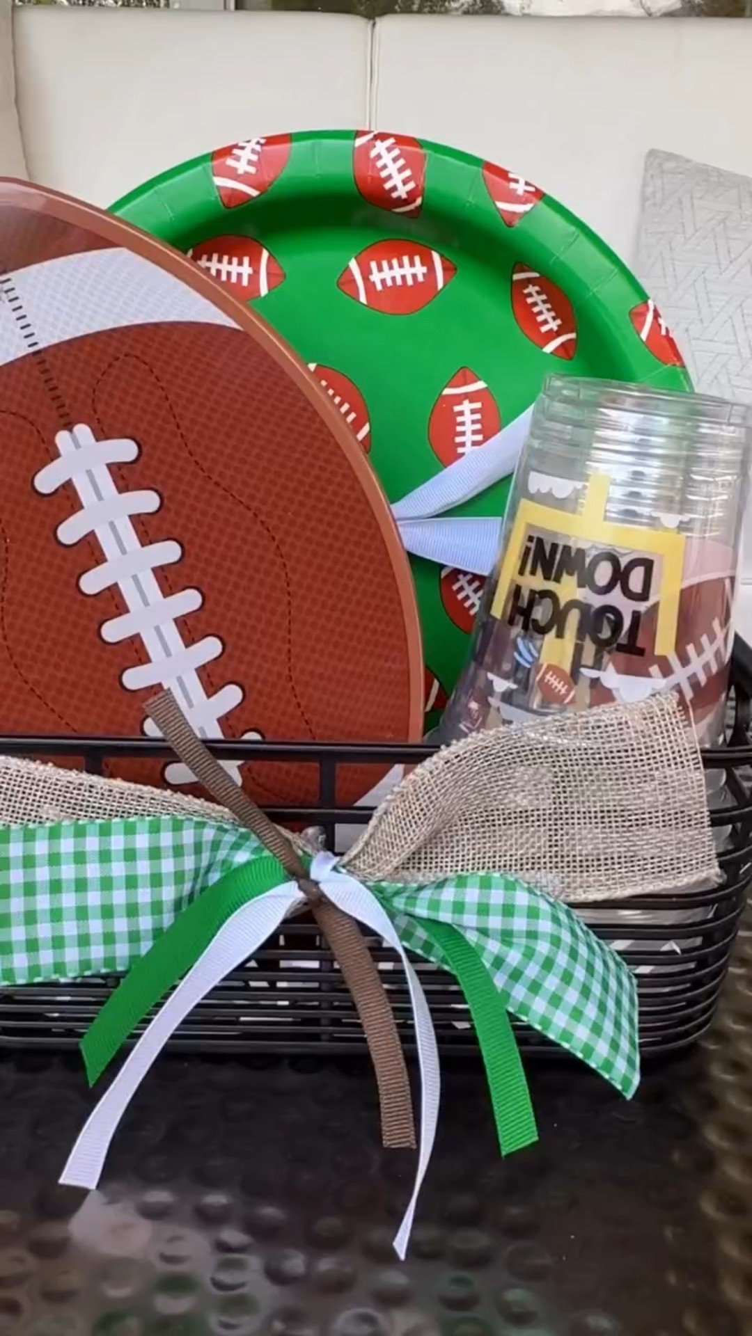 Here’s a cute game day gift basket for any fan! I chose the team’s color for my candy selections and it turned out so fun. 🏈⠀Gift baskets are one of my favorite things to gift  

#LTKSeasonal #LTKParties #LTKFamily