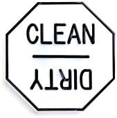 Fox Run - 5935 Fox Run Clean or Dirty Dishwasher Magnet, 2.5 x 2.5 x 0.25 inches, White | Amazon (US)