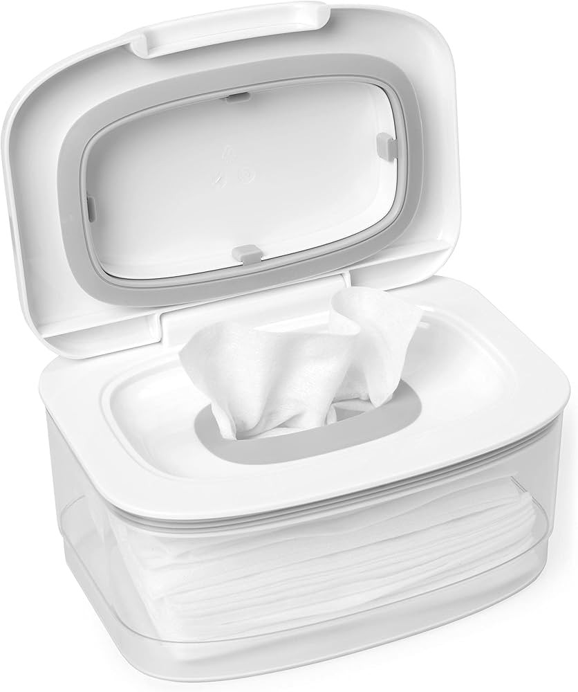Skip Hop Wipes Dispenser, Nursery Style, Clear/White (Discontinued by Manufacturer) | Amazon (US)
