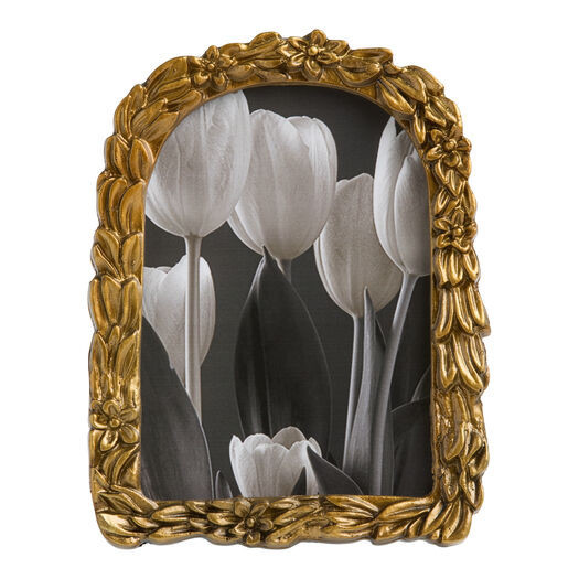 Antique Gold Ornate Florals Arched Picture Frame by World Market | World Market