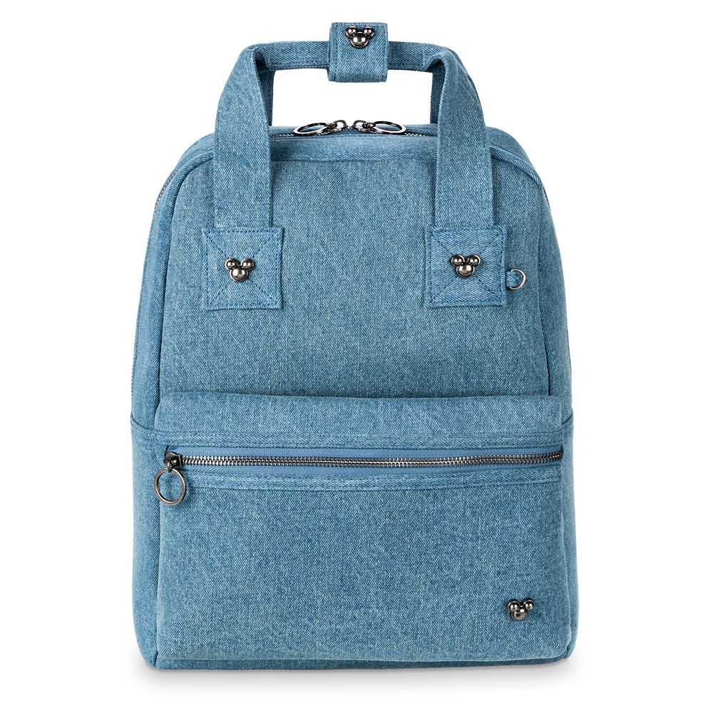 Mickey Mouse Icon Flair Denim Backpack | Disney Store