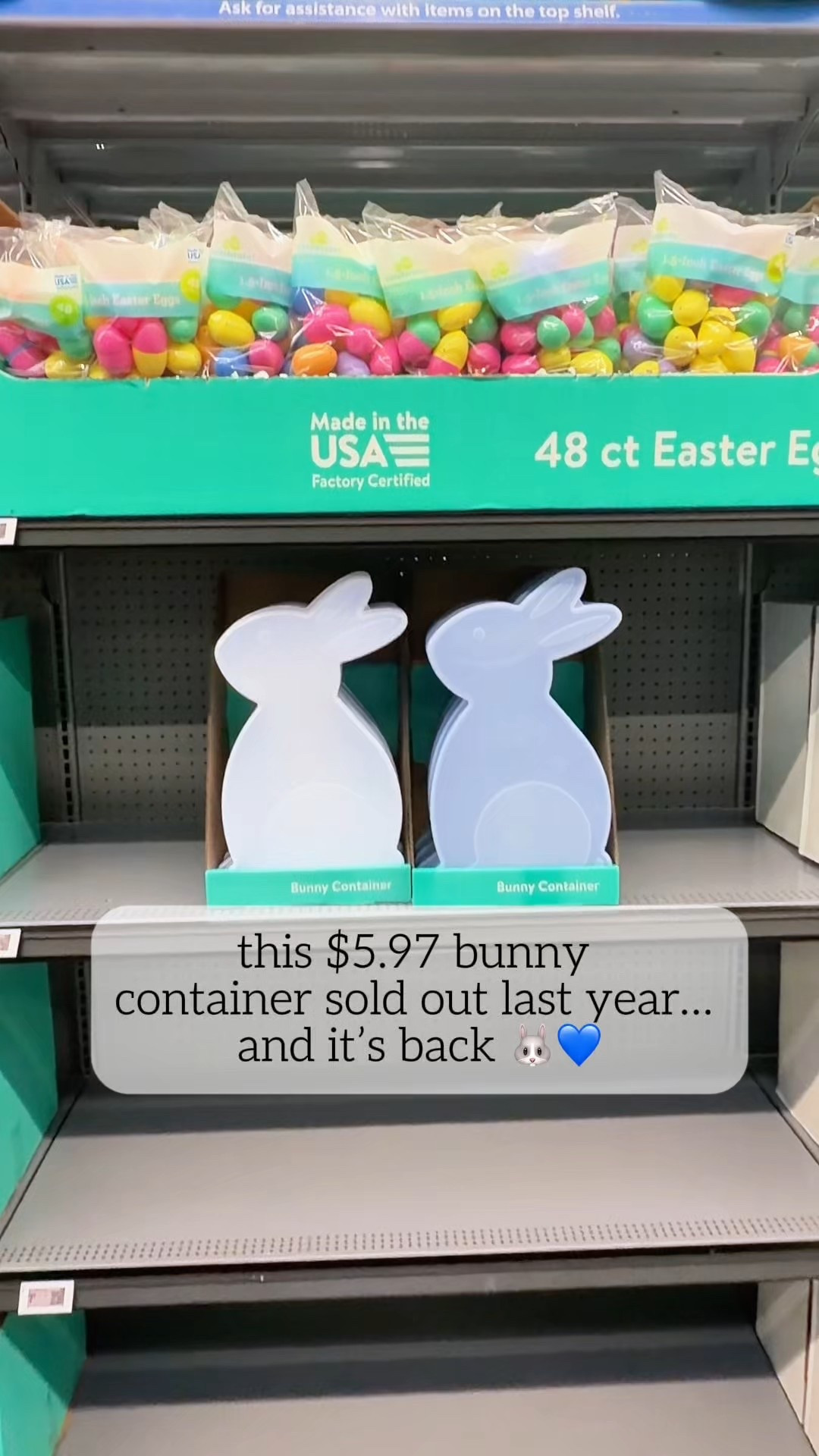 $5.97 bunny container from Walmart 🐰💙

This one sold out last year and it’s back! I turned it into the cutest blue-themed Easter gift for tweens & teen girls with cozy + fun fillers.

Everything I used is linked here — plus more Easter basket filler ideas you can mix and match for any age.

Perfect for:
• tween girls
• teen girls
• spring birthdays
• Easter surprises

Under $6 for the container and totally customizable.

Easter basket ideas
Easter gift ideas
Walmart Easter finds
Tween Easter basket
Teen girl Easter gift
Blue Easter basket
Easter basket fillers

#LTKSeasonal #LTKBeauty #LTKKids