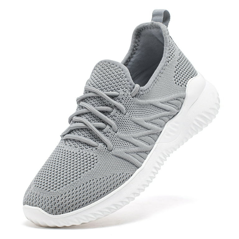 Hobibear Women Running Shoes Lightweight Breathable Sport Shoe for Gym Travel Work Gray 8.5 - Wal... | Walmart (US)