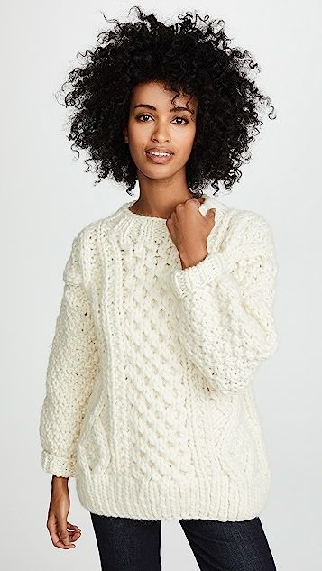 Aran Crew Neck Sweater | Shopbop