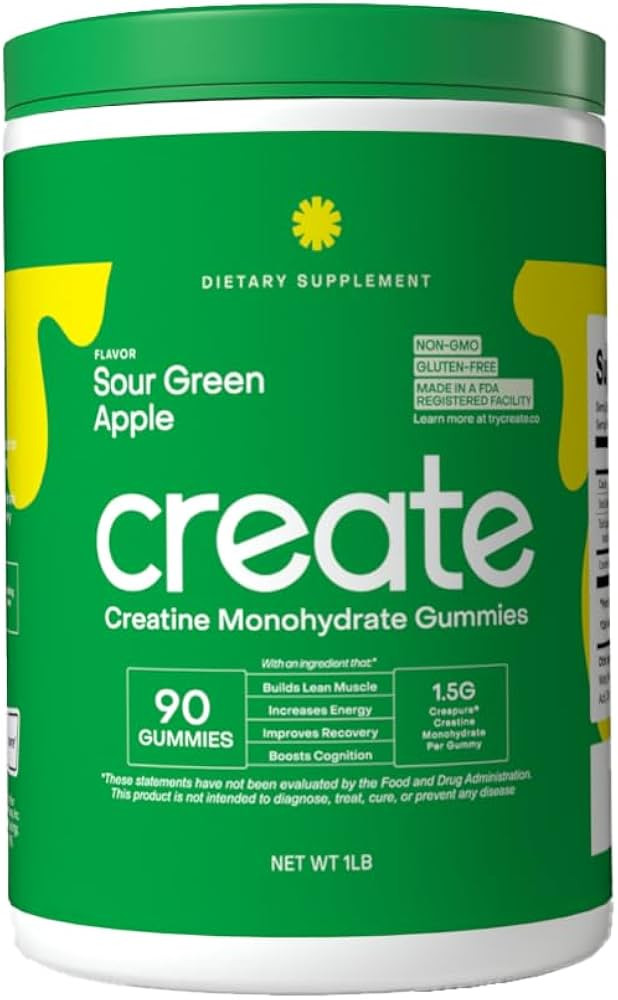 Creatine Monohydrate Gummies for Men & Women - Boost Focus, Strength, and Endurance, Anti-Melting... | Amazon (US)