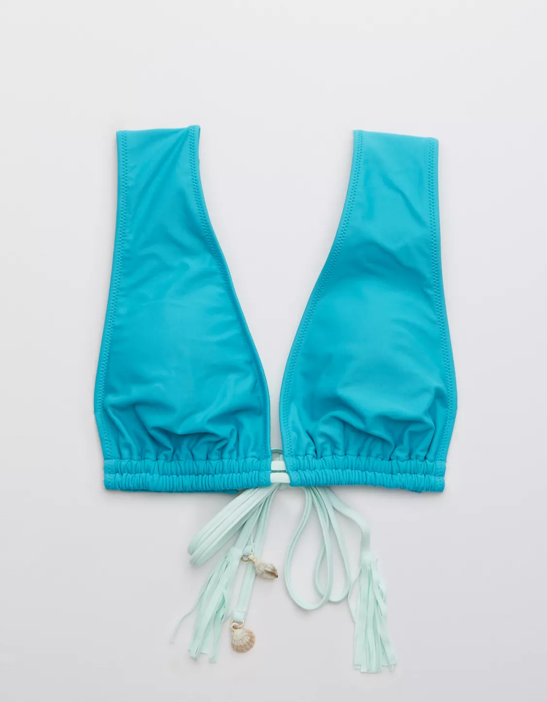 Aerie Tassel Plunge Bikini Top | American Eagle Outfitters (US & CA)