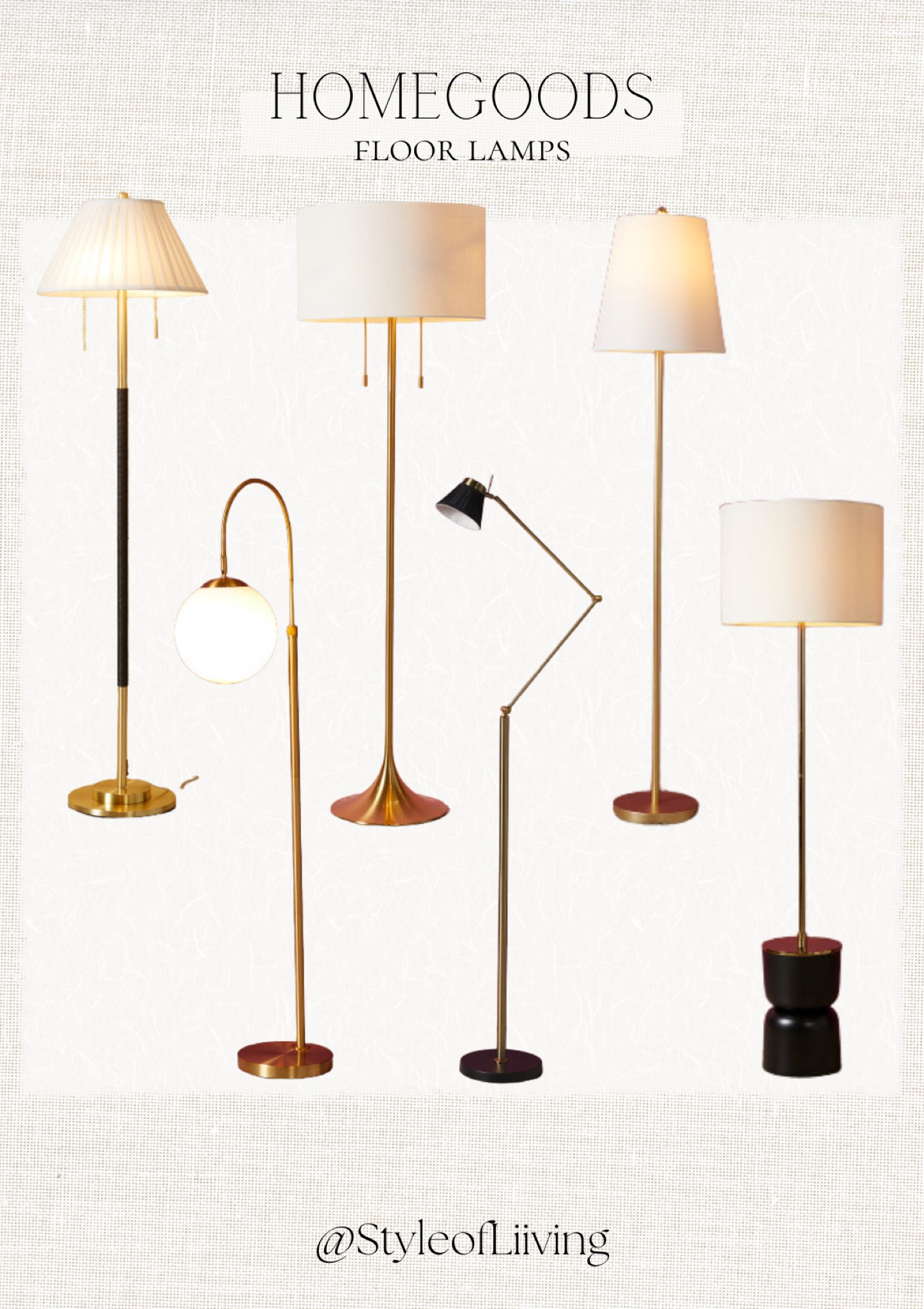 Floor lamps with shades from HomeGoods! #homedecor #lighting #lightfixtures #floorlamps

#LTKstyletip #LTKhome #LTKsalealert