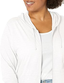 Hanes Women's Slub Jersey Hoodie | Amazon (US)