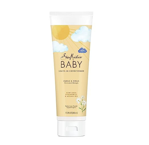SheaMoisture Baby Leave-In Conditioner for Curly Hair Raw Shea, Chamomile and Argan Oil Moisturiz... | Amazon (US)