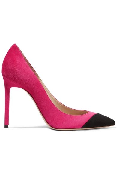 Anja two-tone suede pumps | NET-A-PORTER (US)