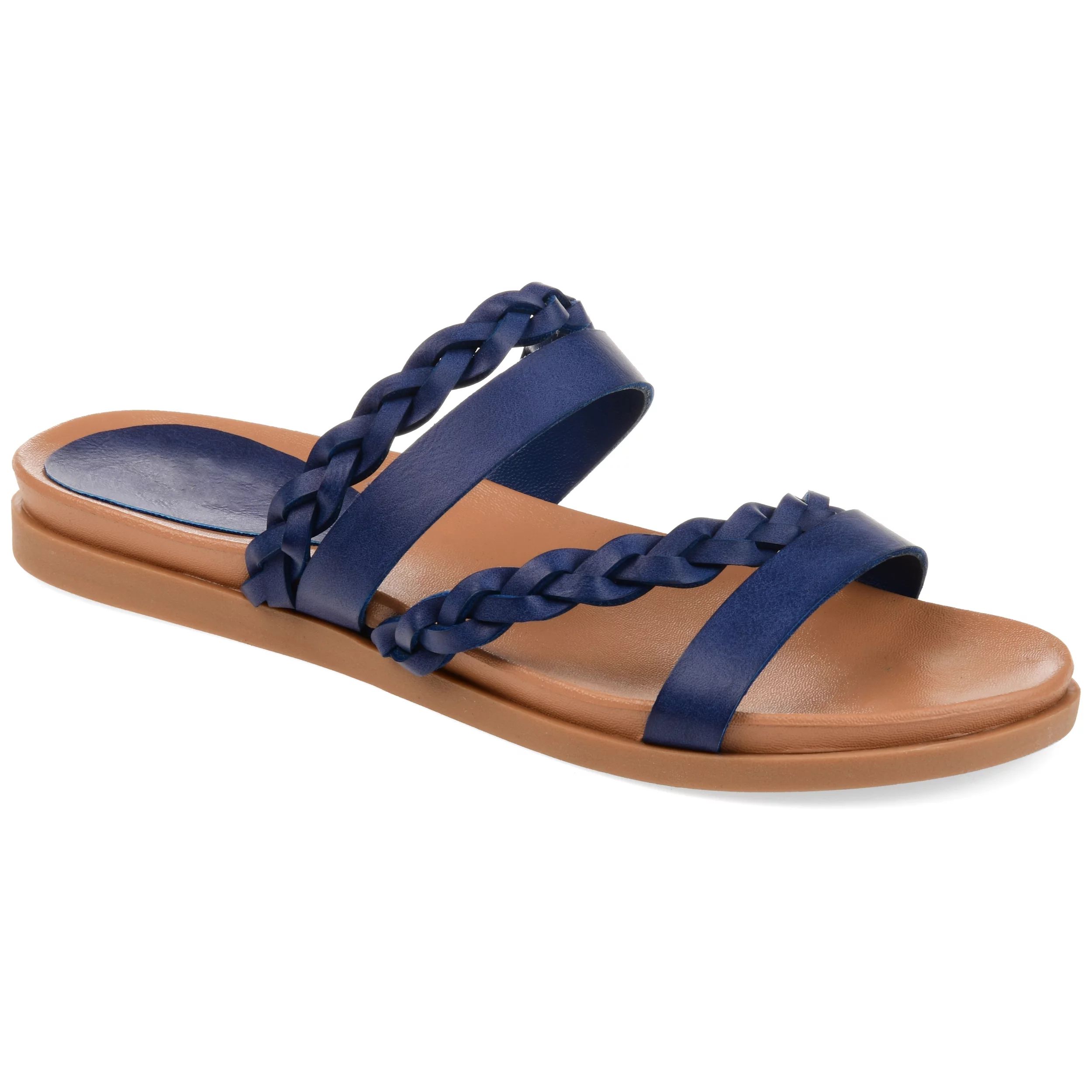 Brinley Co. Womens Braided Slip-on Sandal | Walmart (US)