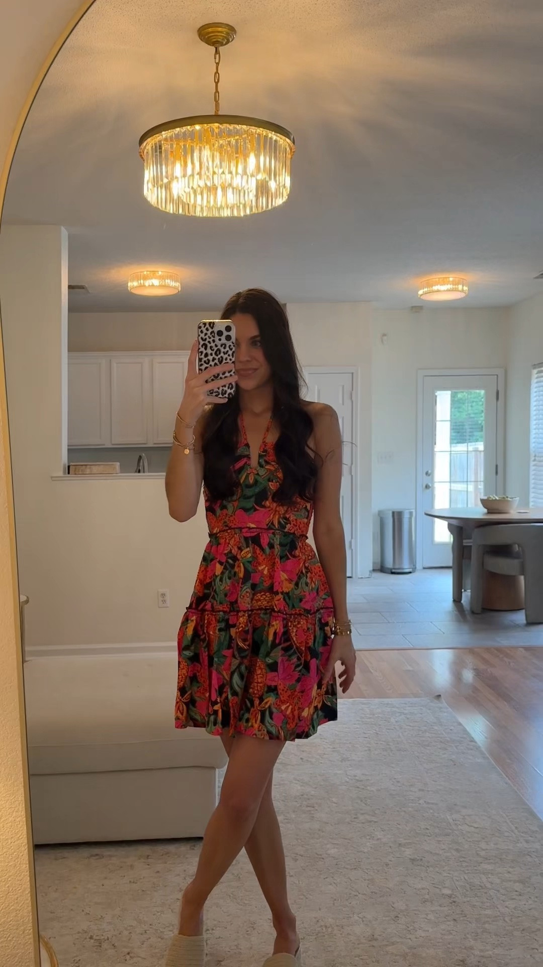 The dress that belongs in every vacation suitcase. Bright tropical colors, a fun mini silhouette, and the prettiest halter design make this an instant favorite.

#LTKootd #LTKstorytime #LTKgrwm