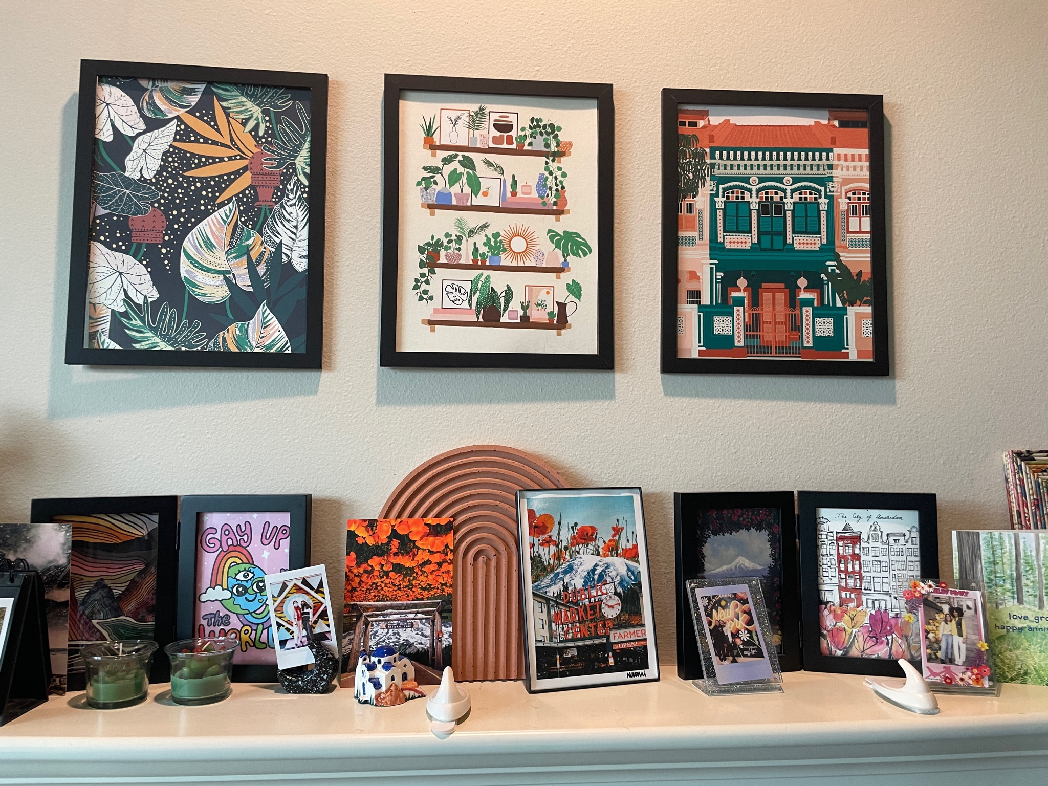 My beautiful art wall with pieces created by largely women of color artists! I’ve linked some of my favorites 

#LTKU #LTKhome #LTKunder50