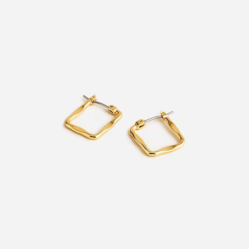 Square hoop earrings | J.Crew US