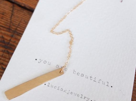 Gold Lariat Necklace | Etsy (US)