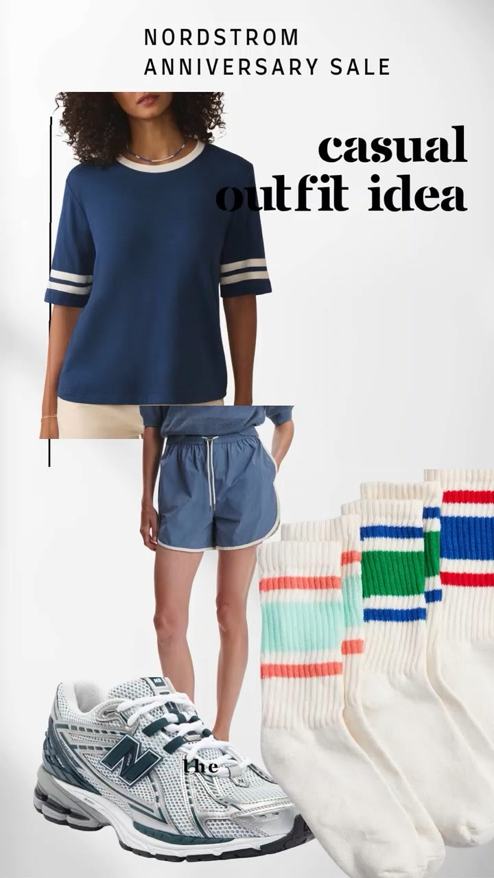 Casual comfy outfit 
Nordstrom anniversary sale 2025, nsale picks, varley, new balance, retro socks, 

#LTKSaleAlert #LTKOver40