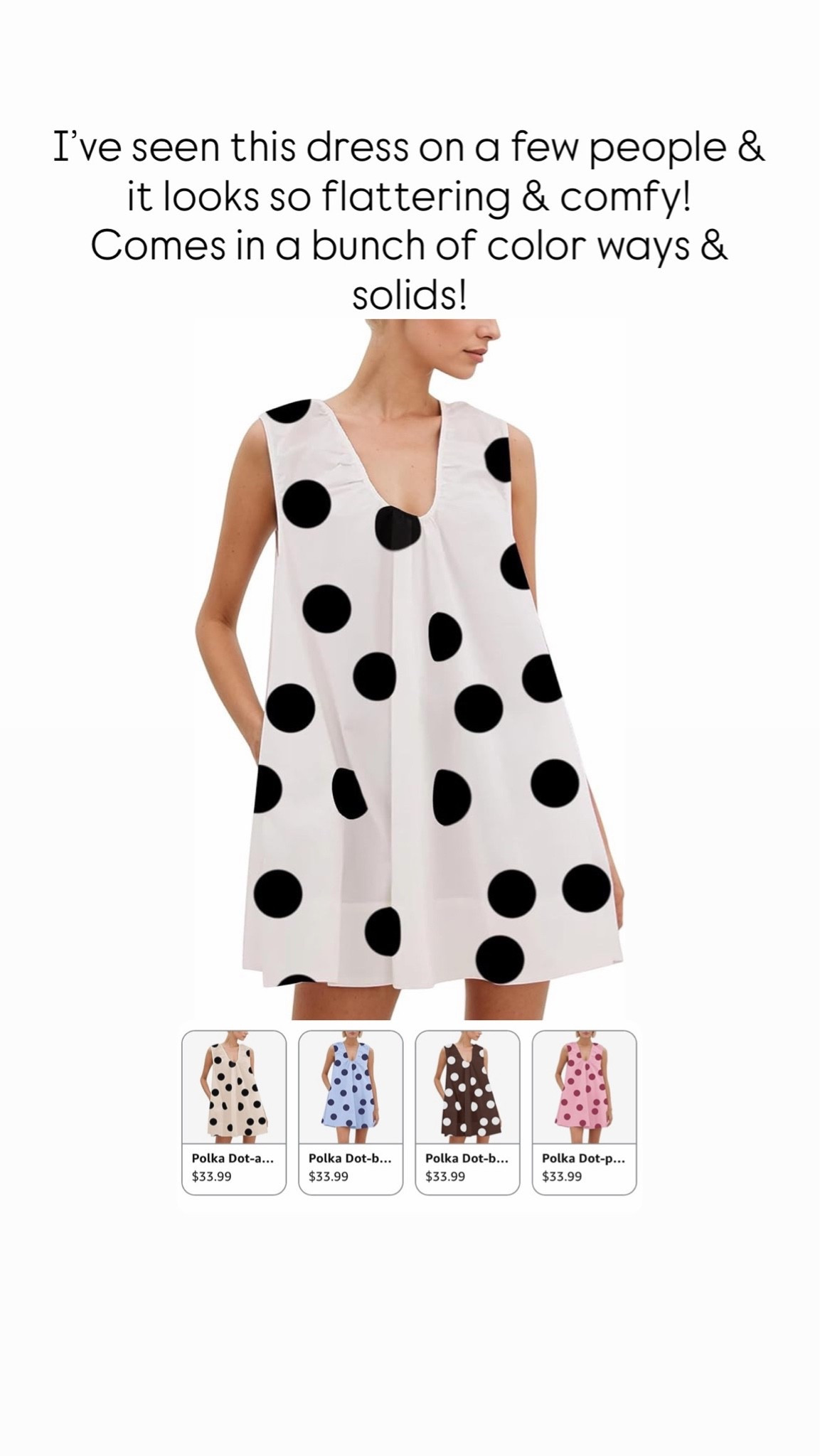 Polka dot dress