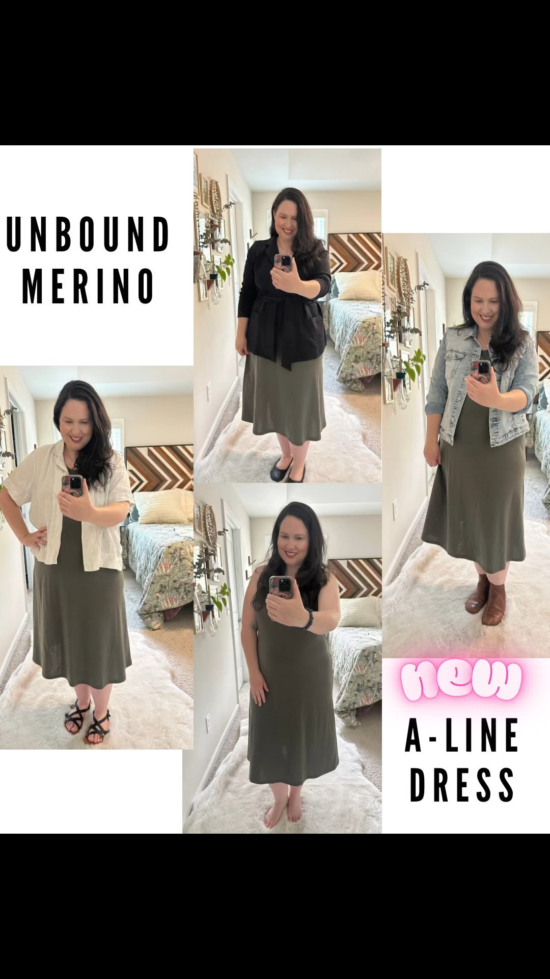 Unbound Merino Summer Haul! Find the full review at ChasingSantee.com

The new A-Line Unbound Merino dress is literally *perfect* I cannot wait to wear this all summer! 

#LTKmomlife #LTKMidsize #LTKOver40