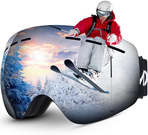 CamDive Ski Goggles Over Glasses, Snow Goggles for Men and Women, Snowboard Goggles Polarized, Ski G | Amazon (US)