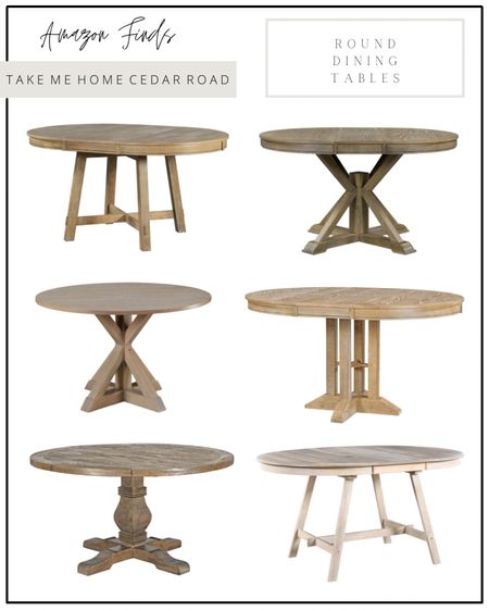 AMAZON FINDS - round dining tables 

So many great designer looks for less!! Love these round dining tables, all but two extend into oval dining tables.

Dining table, kitchen table, dining room, extendable dining table, round dining table, oval dining table , amazon home, Amazon finds 

#LTKhome #LTKsalealert