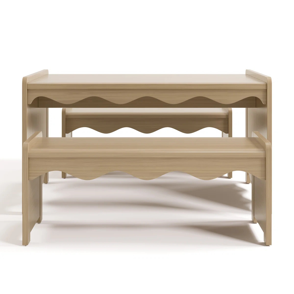 Casablanca Deluxe Montessori Indoor Kids Table And Bench Set | Wayfair North America