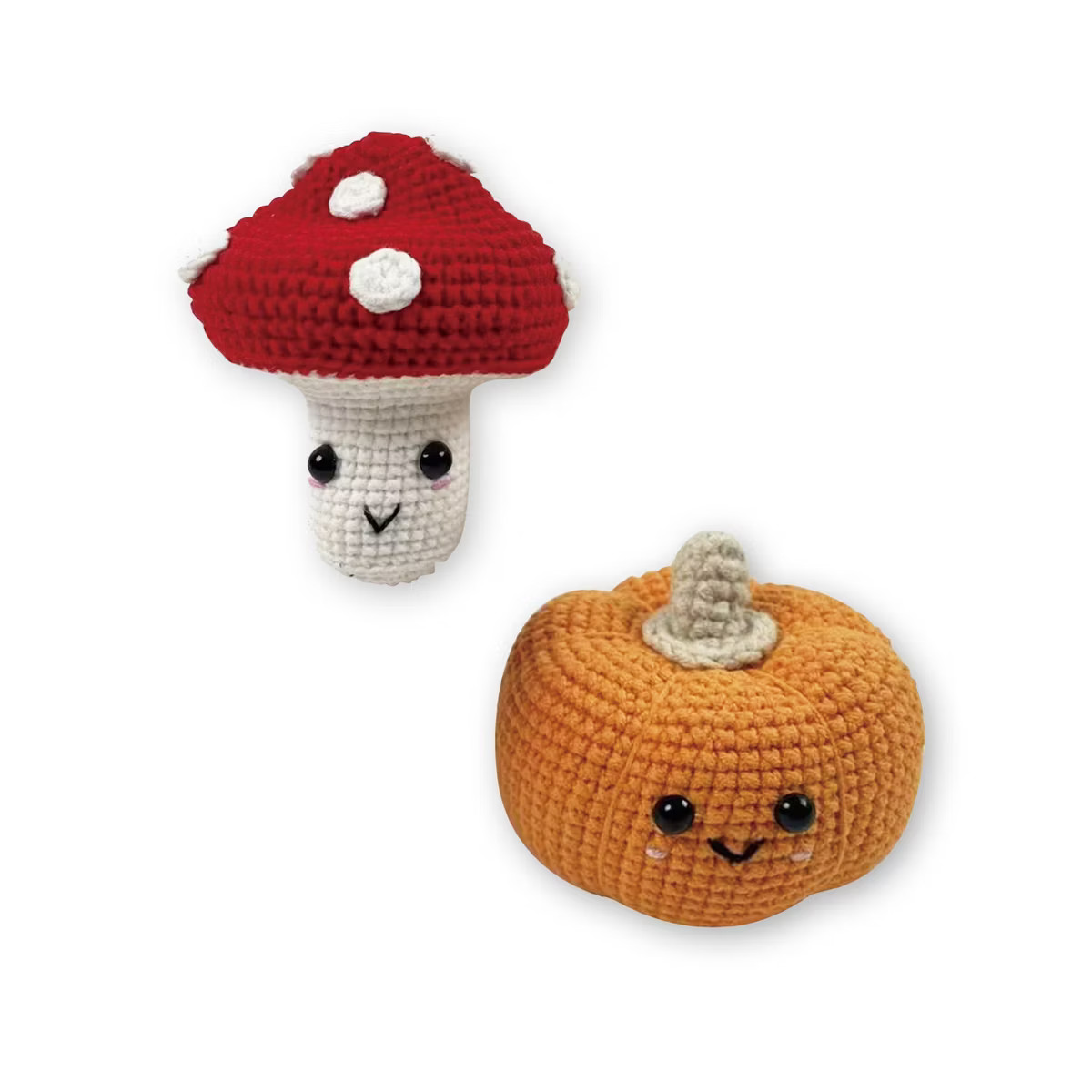 2ct Crochet Kit Pumpkin/Mushroom - Bullseye's Playground™ | Target