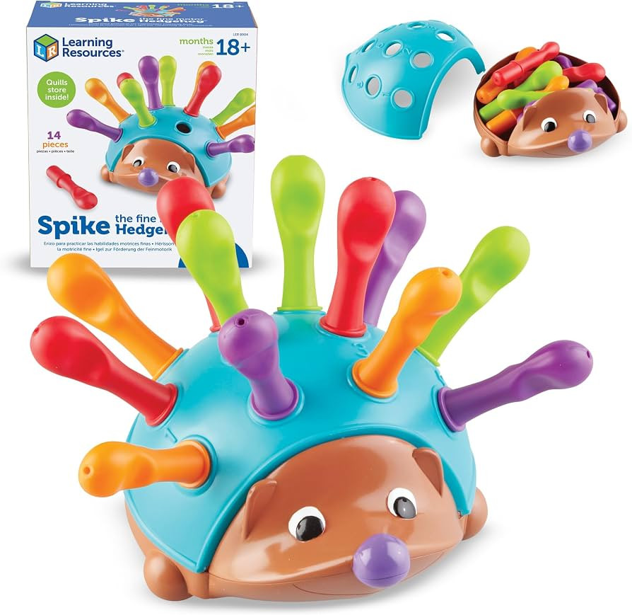 Learning Resources Spike The Fine Motor Hedgehog - Toddler Montessori Toys, Stacking Shape, Gifts... | Amazon (US)
