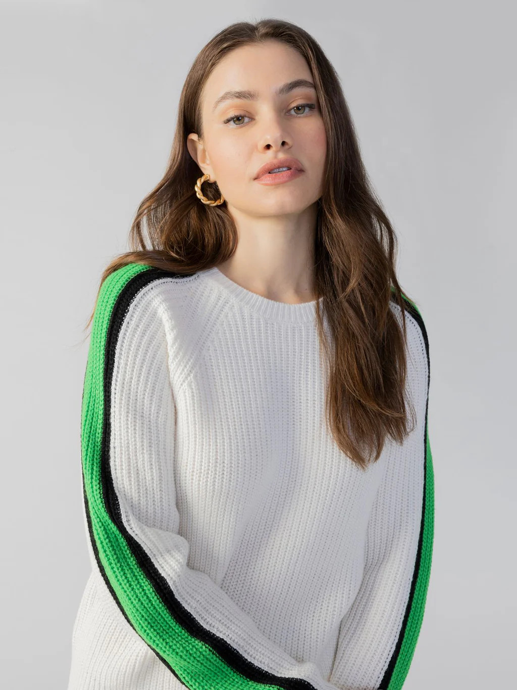 Summit Sweater Electric Creme Multi | Sanctuary Clothing