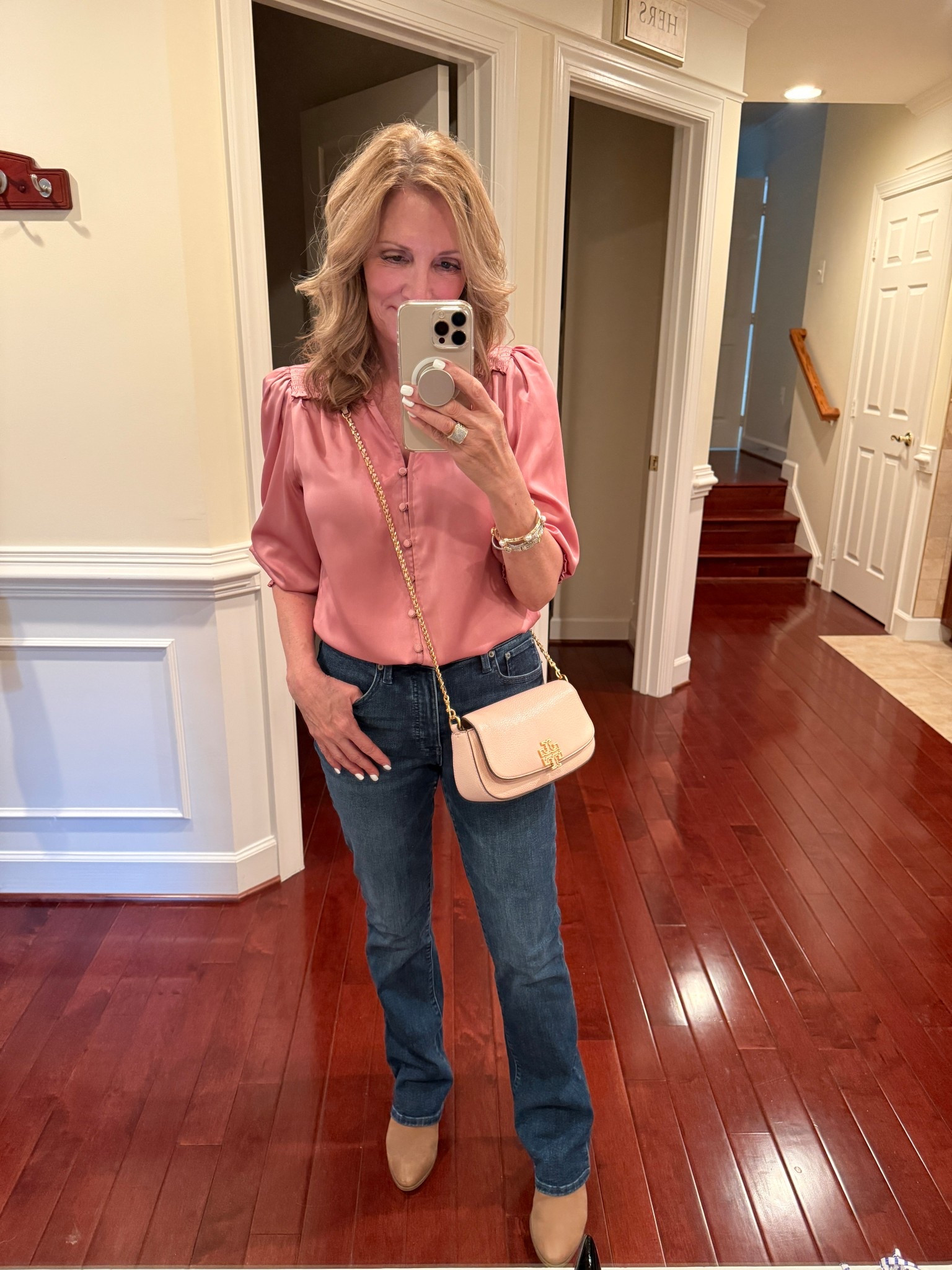 Pink purses are such a beautiful compliment to a spring Outfit 

#LTKOver40 #LTKPetite