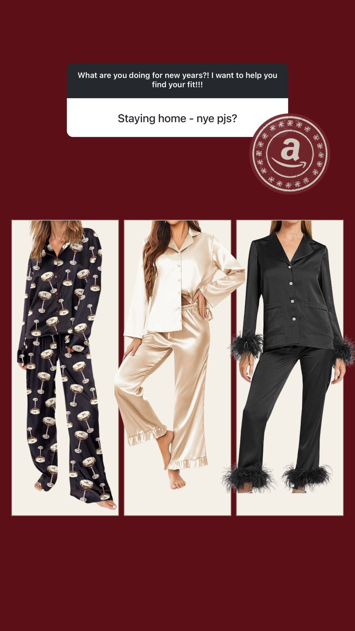 Festive pajamas for nye✨🥂

#LTKMidsize #LTKHoliday