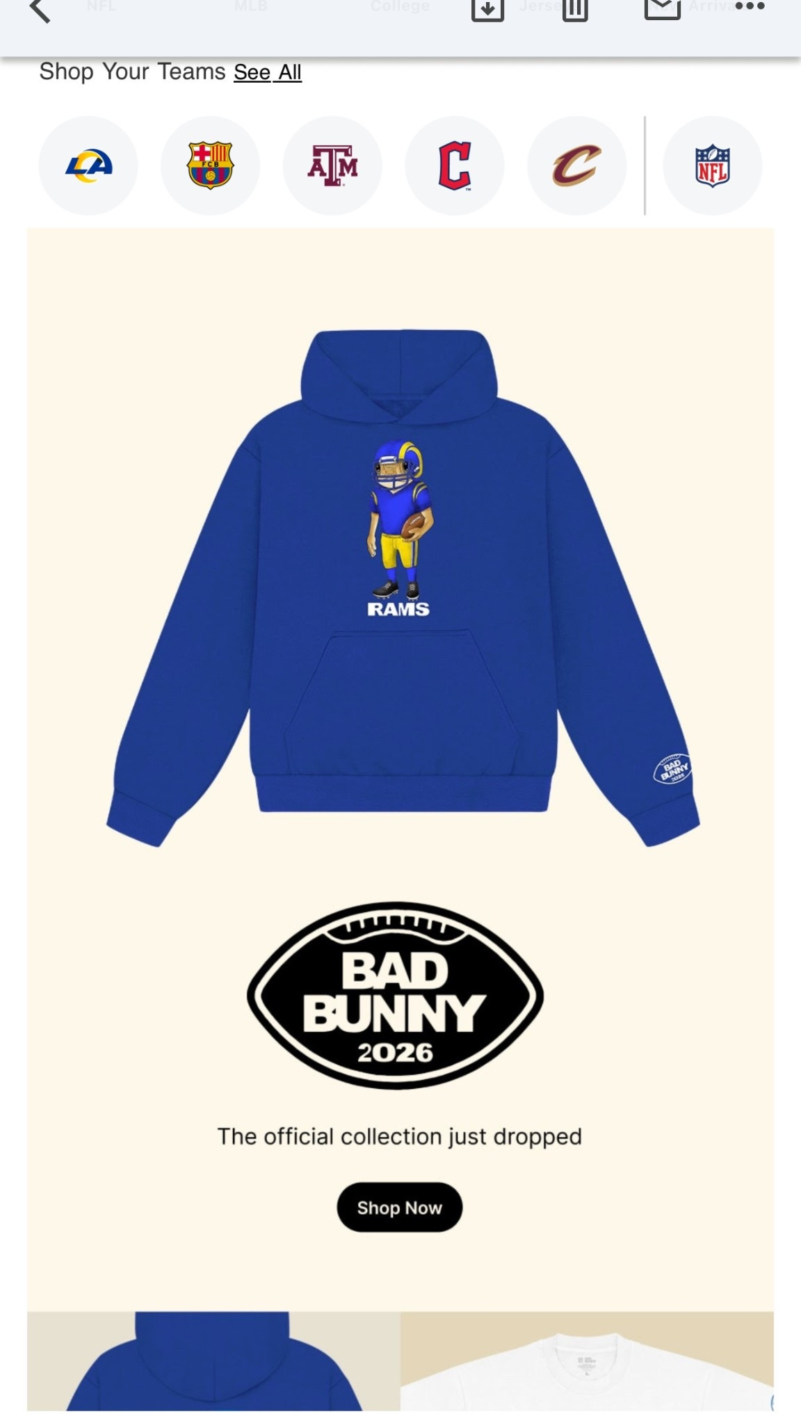 Actual NFL x BAD BUNNY MERCH!!!!!! 

#LTKActive #LTKSeasonal