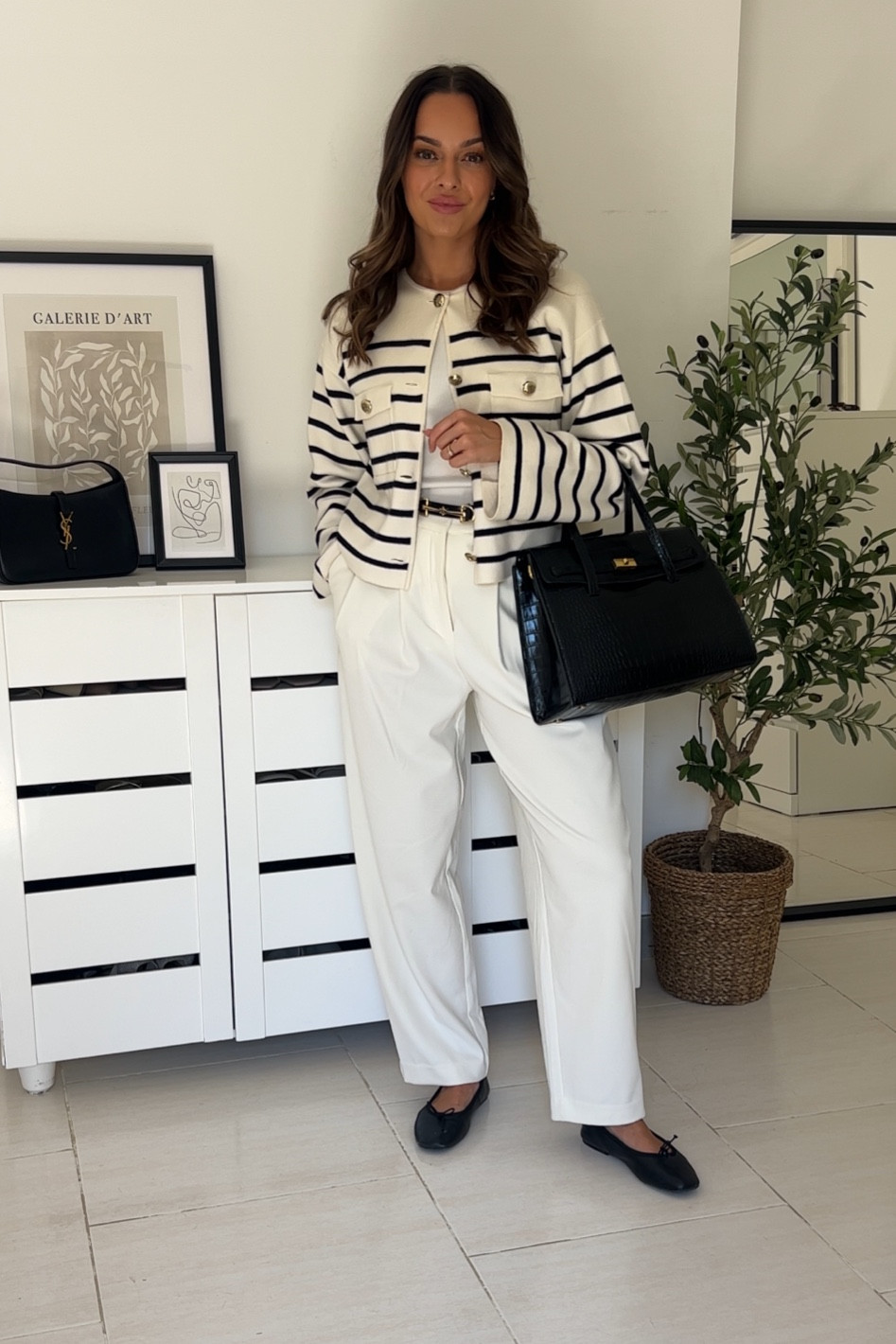 Workwear, corporate style, office outfit, minimalist outfit, spring styling, stripes 

#LTKworkwear #LTKstyletip