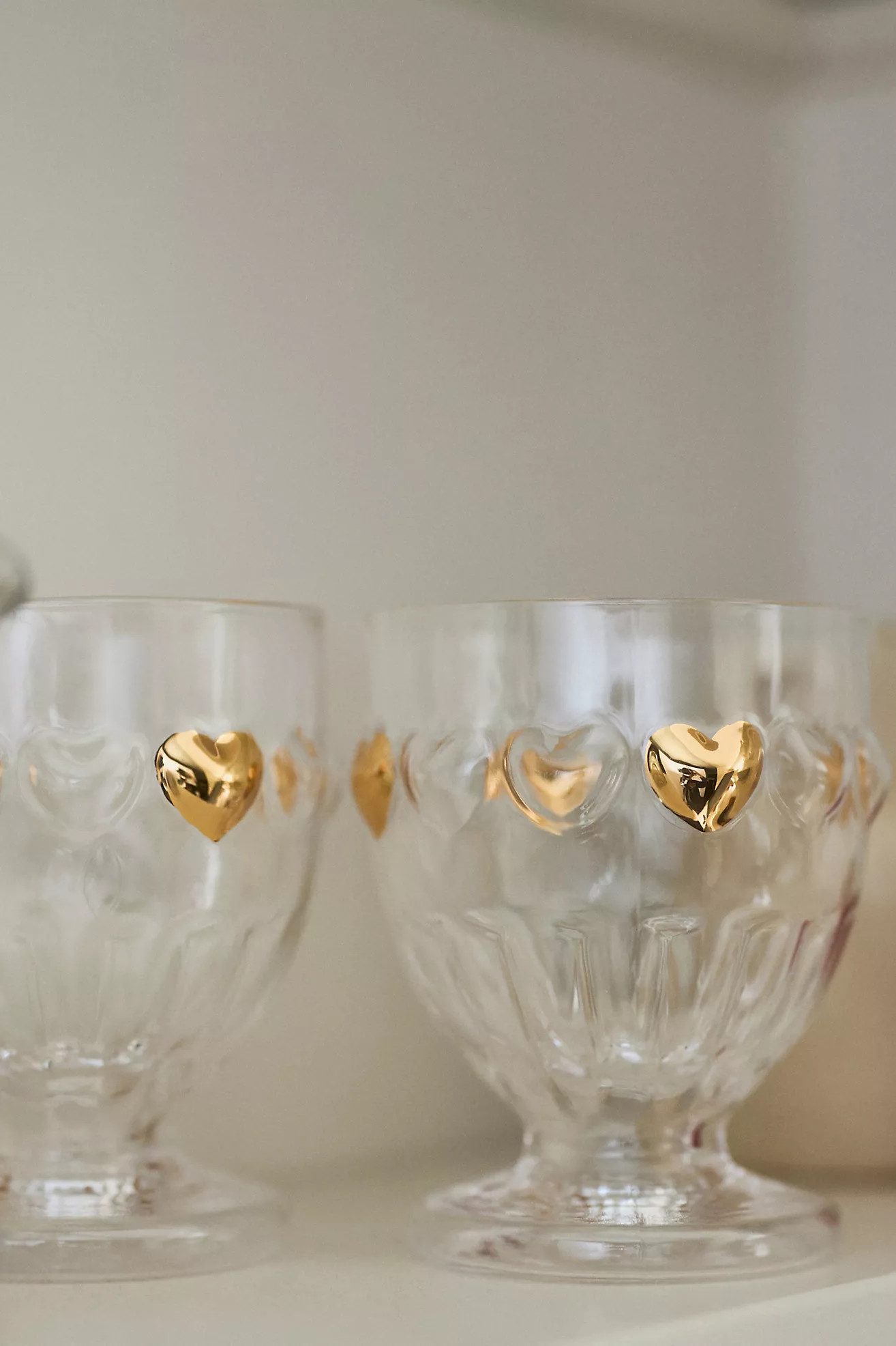 Clara Icon Glass Goblets, Set of 4 | Anthropologie (US)