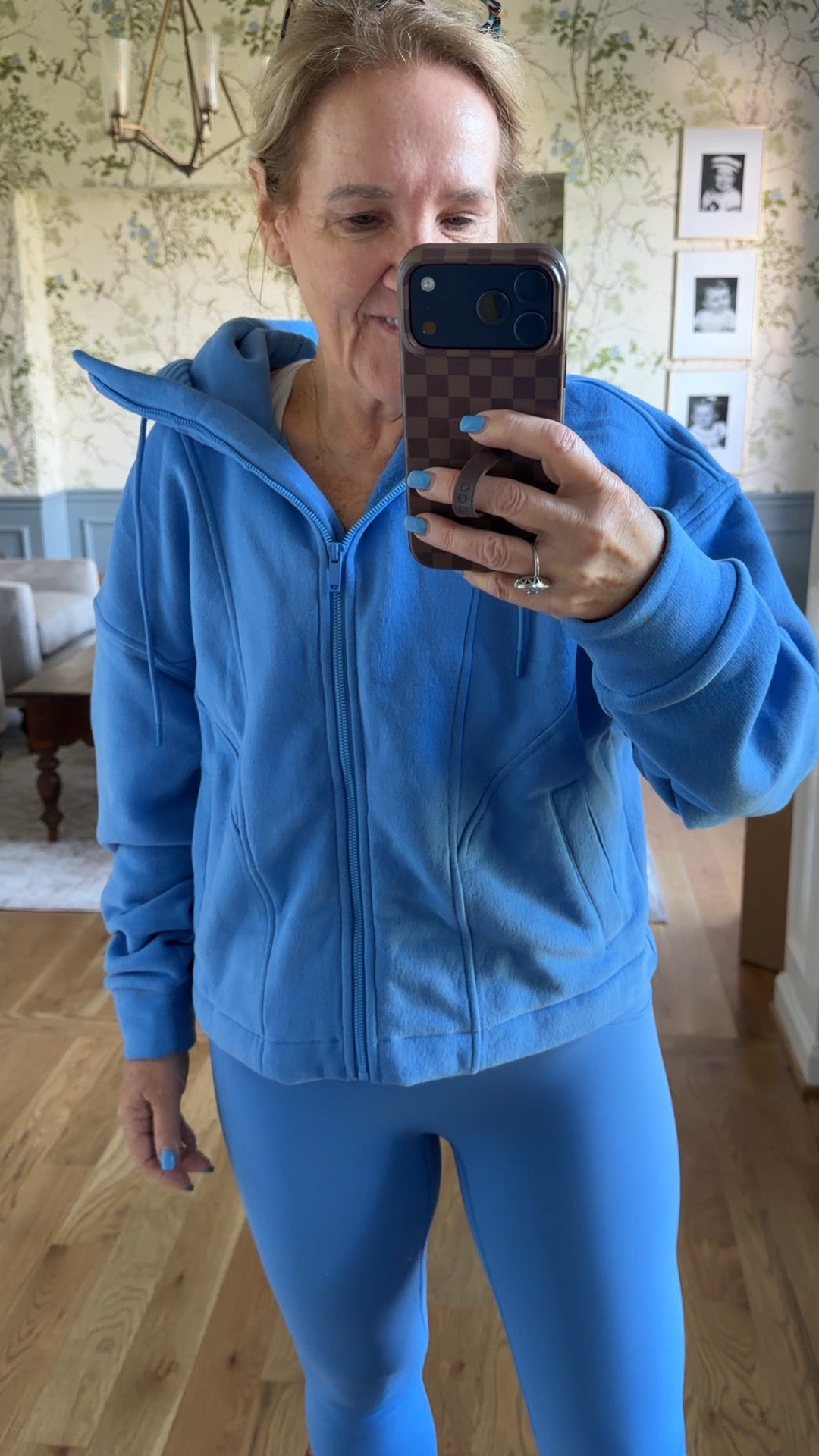 Post workout! Love this soft hoodie for after my runs. And you know I love the booty boost legging! Wearing a medium in both 

#LTKfitnessgoals #LTKActive #LTKOver40